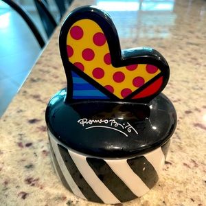 Romero Britto jewelry dish
